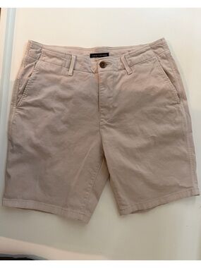 Lucky Brand Men’s Chino Shorts Size 31 Khaki Beige Flat Front